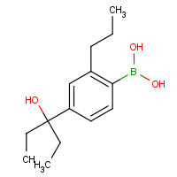 854502-95-7 [4-(3-hydroxypentan-3-yl)-2-propylphenyl]boronic acid chemical structure