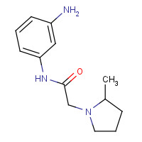 1184501-40-3 N-(3-aminophenyl)-2-(2-methylpyrrolidin-1-yl)acetamide chemical structure