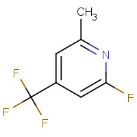 133564-25-7 2-fluoro-6-methyl-4-(trifluoromethyl)pyridine chemical structure