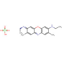 41830-81-3 N-ethyl-7-ethylimino-2,8-dimethylphenoxazin-3-amine;perchloric acid chemical structure