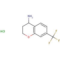 191608-40-9 7-(trifluoromethyl)-3,4-dihydro-2H-chromen-4-amine;hydrochloride chemical structure