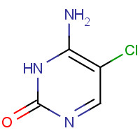2347-43-5 6-amino-5-chloro-1H-pyrimidin-2-one chemical structure