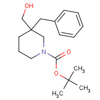 170838-92-3 tert-butyl 3-benzyl-3-(hydroxymethyl)piperidine-1-carboxylate chemical structure