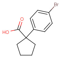 143328-24-9 1-(4-bromophenyl)cyclopentane-1-carboxylic acid chemical structure