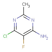 943006-45-9 6-chloro-5-fluoro-2-methylpyrimidin-4-amine chemical structure