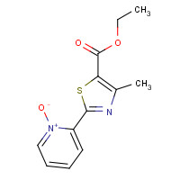 1432592-51-2 ethyl 4-methyl-2-(1-oxidopyridin-1-ium-2-yl)-1,3-thiazole-5-carboxylate chemical structure