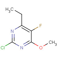 1192479-51-8 2-chloro-4-ethyl-5-fluoro-6-methoxypyrimidine chemical structure