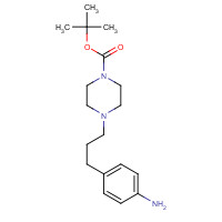 1432130-29-4 tert-butyl 4-[3-(4-aminophenyl)propyl]piperazine-1-carboxylate chemical structure