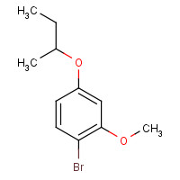 1353776-79-0 1-bromo-4-butan-2-yloxy-2-methoxybenzene chemical structure