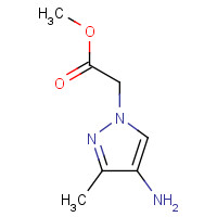 1257554-20-3 methyl 2-(4-amino-3-methylpyrazol-1-yl)acetate chemical structure