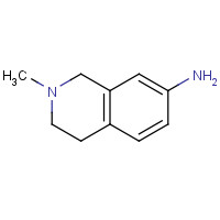 14097-40-6 2-methyl-3,4-dihydro-1H-isoquinolin-7-amine chemical structure