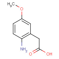 38367-42-9 2-(2-amino-5-methoxyphenyl)acetic acid chemical structure
