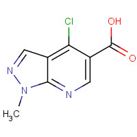 675111-88-3 4-chloro-1-methylpyrazolo[3,4-b]pyridine-5-carboxylic acid chemical structure