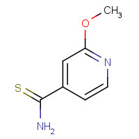 929972-07-6 2-methoxypyridine-4-carbothioamide chemical structure