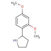 383127-11-5 2-(2,4-dimethoxyphenyl)pyrrolidine chemical structure