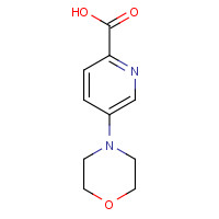 1072103-29-7 5-morpholin-4-ylpyridine-2-carboxylic acid chemical structure