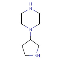 939793-68-7 1-pyrrolidin-3-ylpiperazine chemical structure