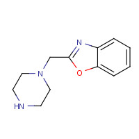 350854-61-4 2-(piperazin-1-ylmethyl)-1,3-benzoxazole chemical structure