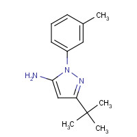 898537-77-4 5-tert-butyl-2-(3-methylphenyl)pyrazol-3-amine chemical structure