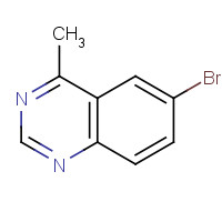 69674-27-7 6-bromo-4-methylquinazoline chemical structure