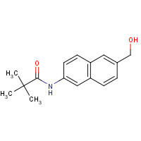 931088-51-6 N-[6-(hydroxymethyl)naphthalen-2-yl]-2,2-dimethylpropanamide chemical structure