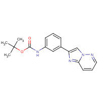 1149381-76-9 tert-butyl N-(3-imidazo[1,2-b]pyridazin-2-ylphenyl)carbamate chemical structure