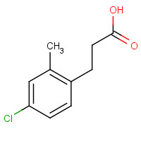 879-75-4 3-(4-chloro-2-methylphenyl)propanoic acid chemical structure