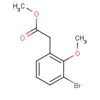 1255209-15-4 methyl 2-(3-bromo-2-methoxyphenyl)acetate chemical structure