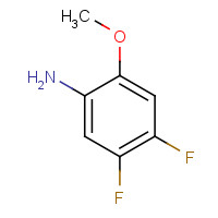 1017779-71-3 4,5-difluoro-2-methoxyaniline chemical structure