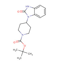87120-81-8 tert-butyl 4-(2-oxo-3H-benzimidazol-1-yl)piperidine-1-carboxylate chemical structure