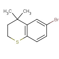 112110-44-8 6-bromo-4,4-dimethyl-2,3-dihydrothiochromene chemical structure