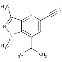1285387-67-8 1,3-dimethyl-7-propan-2-ylpyrazolo[4,3-b]pyridine-5-carbonitrile chemical structure