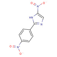 4205-17-8 5-nitro-2-(4-nitrophenyl)-1H-imidazole chemical structure