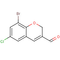 885271-03-4 8-bromo-6-chloro-2H-chromene-3-carbaldehyde chemical structure
