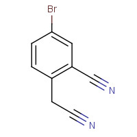 925672-89-5 5-bromo-2-(cyanomethyl)benzonitrile chemical structure