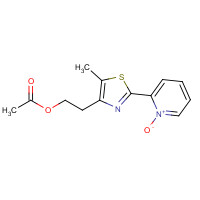 1432592-50-1 2-[5-methyl-2-(1-oxidopyridin-1-ium-2-yl)-1,3-thiazol-4-yl]ethyl acetate chemical structure