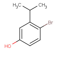 16606-29-4 4-bromo-3-propan-2-ylphenol chemical structure