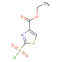 89379-90-8 ethyl 2-chlorosulfonyl-1,3-thiazole-4-carboxylate chemical structure