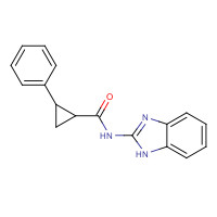 354544-26-6 N-(1H-benzimidazol-2-yl)-2-phenylcyclopropane-1-carboxamide chemical structure