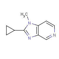 733758-42-4 2-cyclopropyl-1-methylimidazo[4,5-c]pyridine chemical structure