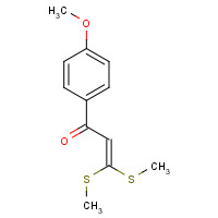 33868-76-7 1-(4-methoxyphenyl)-3,3-bis(methylsulfanyl)prop-2-en-1-one chemical structure