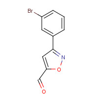 869496-62-8 3-(3-bromophenyl)-1,2-oxazole-5-carbaldehyde chemical structure
