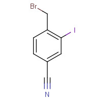 182287-63-4 4-(bromomethyl)-3-iodobenzonitrile chemical structure