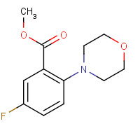 1256633-20-1 methyl 5-fluoro-2-morpholin-4-ylbenzoate chemical structure