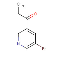341555-43-9 1-(5-bromopyridin-3-yl)propan-1-one chemical structure