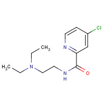 694498-98-1 4-chloro-N-[2-(diethylamino)ethyl]pyridine-2-carboxamide chemical structure