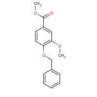 56441-97-5 methyl 3-methoxy-4-phenylmethoxybenzoate chemical structure