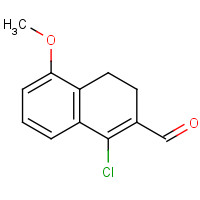 187963-07-1 1-chloro-5-methoxy-3,4-dihydronaphthalene-2-carbaldehyde chemical structure