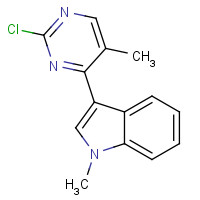 1434177-40-8 3-(2-chloro-5-methylpyrimidin-4-yl)-1-methylindole chemical structure