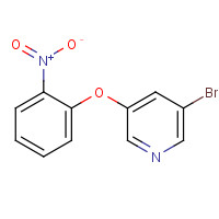 883106-33-0 3-bromo-5-(2-nitrophenoxy)pyridine chemical structure